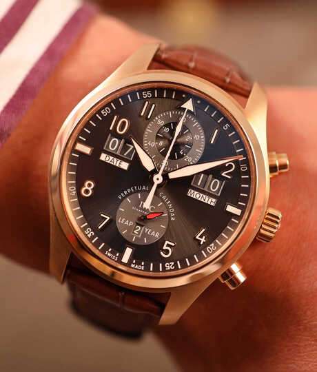 IWC Pilot Spitfire Perpetual Calendar Digital Date-Month