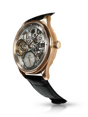 Portugieser Tourbillon Hand-Wound Squelette Red Gold