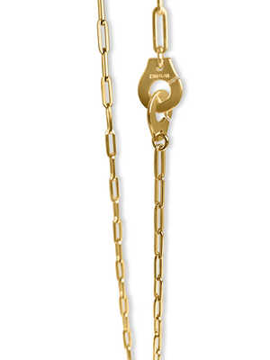 Necklace Menottes dinh van R12 in yellow gold