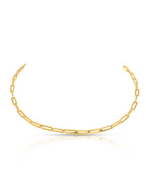 Necklace Menottes dinh van R12 in yellow gold