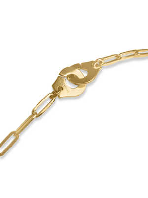 Necklace Menottes dinh van R12 in yellow gold