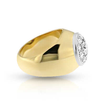 Bague pour homme modèle Jonc en or 18 kt (750/000)