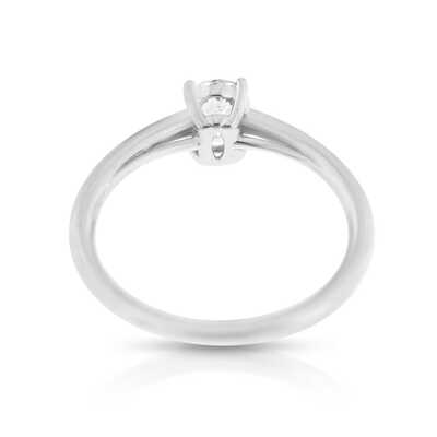 Solitaire or blanc 0.52ct