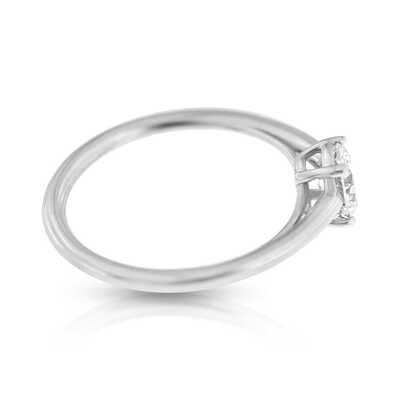 Solitaire or blanc 0.52ct